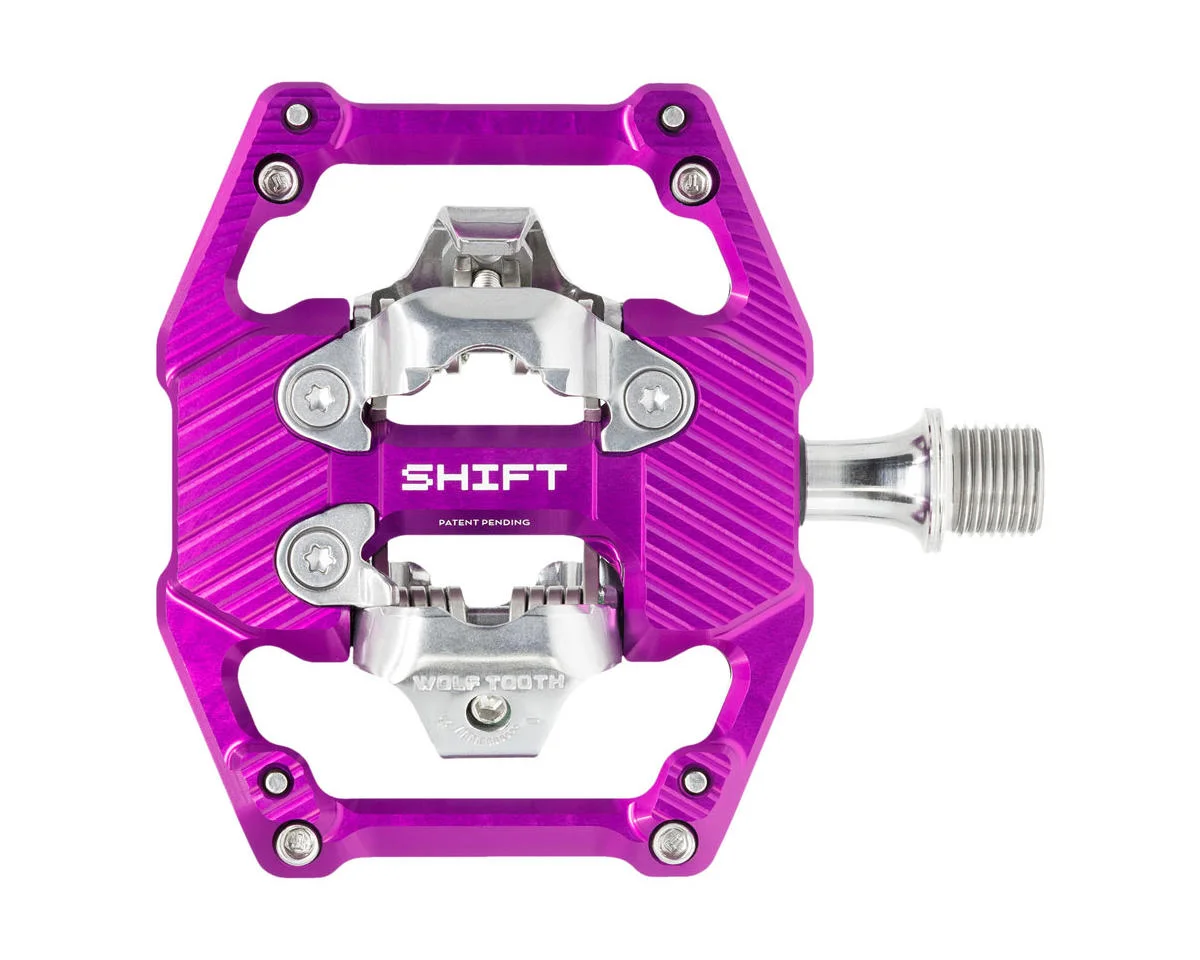 Wolf Tooth Components SHIFT Downhill Clipless Pedal (Ultraviolet Purple) - view 2